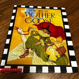 Scholastic The Real Mother Goose Book - Yellow and Black